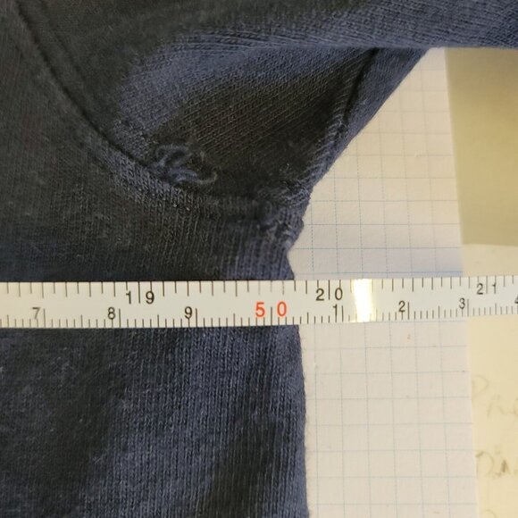 VINTAGE Champion Shirt Adult‎ Large Navy Blue Big Logo Spell Out Mens 90s * 🔥 - Picture 4 of 8